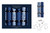 6 Premium Blue Paisley Crackers (13.5 Inch)