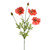 Coral Olivia Poppy Spray (75cm)