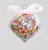 Glass Onion Hanging Decoration with Beads (9cm)