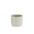 Beige Check Ceramic Pot (9cm)
