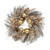 Gold Twig Ball Leaf Wreath (60cm)