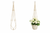 Cream Beaded Macrame Hanger (90cm)
