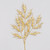 Gold Plastic Leaf Spray (66cm)
