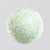 Light Green Beaded Bobbly Bauble Decoration (10cm)
