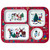 Red Festive Friends Compartment Tray (31cm)