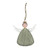 Sage Green Angel with Crown Hanging Decoration (11cm)