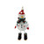 White Happy Snowman Hanging Decoration (12cm)