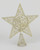 Light Gold Glitter Snowflake Tree Topper (20cm)