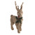 Festive Standing Deer Figure with Acorn Bow
