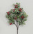 Green Glitter Boxwood & Red Berry Spray (40cm)