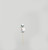 White Snowman Head with Top Hat Pick