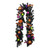 Multicoloured Halloween Pumpkin & Faux Candy Black Foliage Garland (182cm)