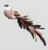 Rose Pink Glittered Bird Decoration with Long Feathers & Clip (30cm)