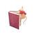 Felt Mouse Climbing a Book Decoration (23cm)