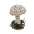 Grey Glittered & Textured Mushroom Decoration (20cm)