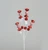Red & White Candy & Pompom Spray Pick (58cm)