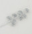 Cream Glitter Thistle Spray (66cm)
