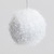 Snow White Fluffy Bauble (15cm)