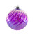 Iridescent Purple Swirly Bauble (12cm)