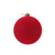 Rich Red Velvety Bauble (15cm)