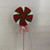 Red, White & Green Candy Cane Lane Windmill Stake (66cm)
