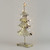 Old Gold Metal Christmas Tree Ornament with Lights (59cm)