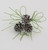 Green & Silver Glitter Pine Cone Pick (24cm)
