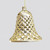 Champagne Bell Hanging Decoration (11cm)