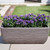 Stewart 60cm Cotswold Trough Planter - Dark Brown