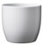 Shiny White Basel Fashion Pot (10cm)