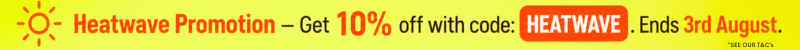 Heatwave Promotion 10% off 