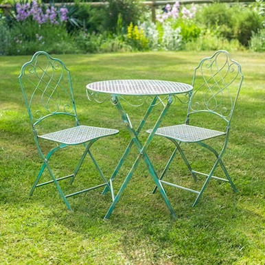  Antique-Style Avalon Green Bistro Set