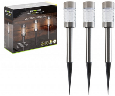 Solar Post Stakes (Pack of 3) 