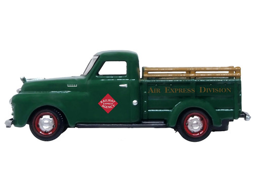 1948 Dodge B-1B Pickup Truck Green "Railway Express Agency" 1/87 (HO) Scale Diecast Model Car by Ox
