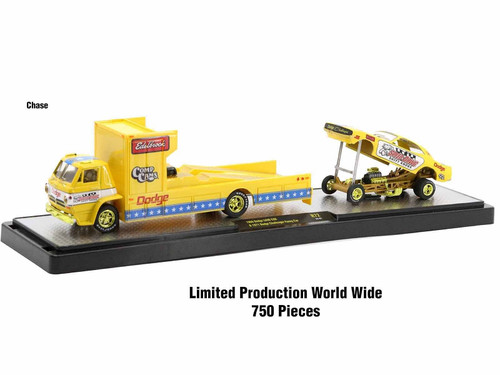 Auto Haulers Set of 3 Trucks Release 72 Limited Edition to 9000 pieces Worldwide 1/64 Diecast Model