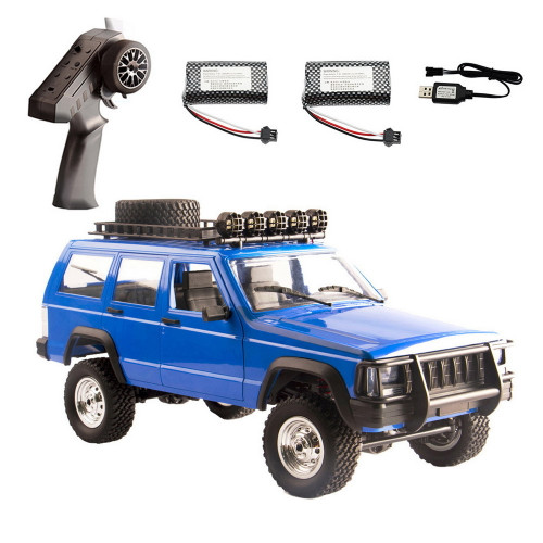 Color: Blue, Number of batteries: two - Manu MN78 Full Scale 112 Simulation Remote Control Rock Cra