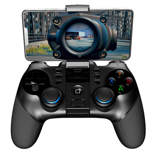PG-9156 Handheld Game Console Wireless Ergonomic Gamepad With Phone Clip Holder Compatible For IOS 