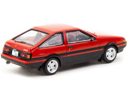 Toyota Sprinter Trueno (AE86) RHD (Right Hand Drive) Red and Black with Red Interior "J Collection"