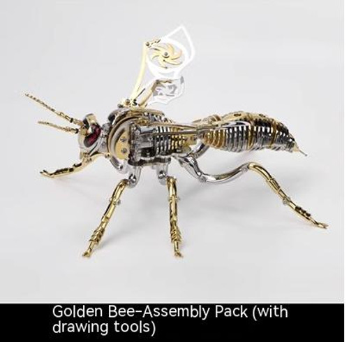 Color: Ggs - Bumblebee Metal Stainless Steel Assembly Model