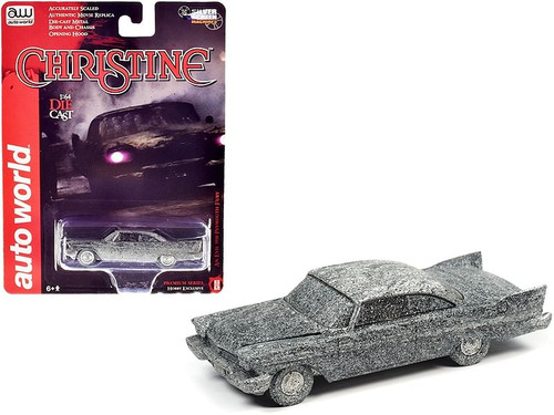 1958 Plymouth Fury (An Evil) After Fire Version "Christine" (1983) Movie 1/64 Diecast Model Car by 