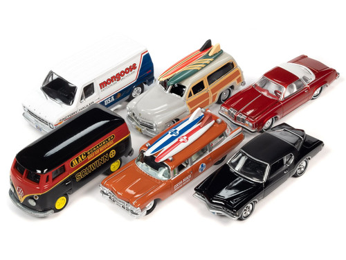 Johnny Lightning "2-Packs" 2023 Set B of 6 pieces Release 2 1/64 Diecast Model Cars by Johnny Light