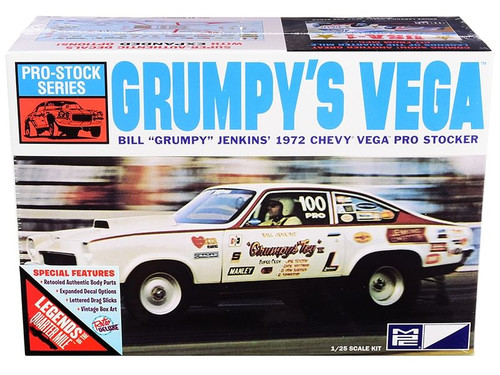 Skill 2 Model Kit 1972 Chevrolet Vega Pro Stock Bill "Grumpy" Jenkins' "Legends of the Quarter Mile