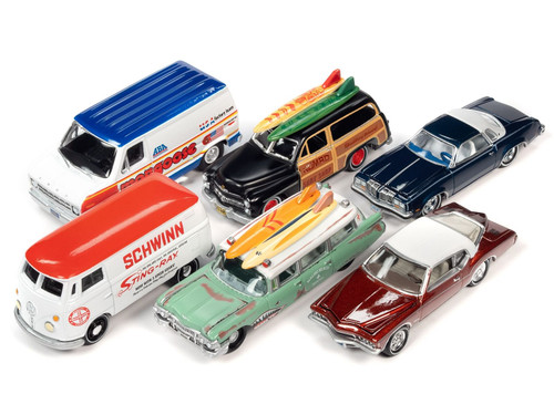 Johnny Lightning "2-Packs" 2023 Set A of 6 pieces Release 2 1/64 Diecast Model Cars by Johnny Light