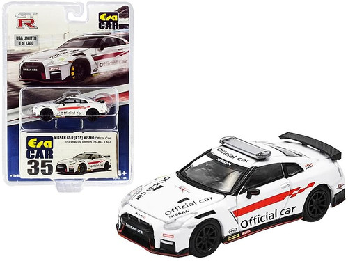 Nissan GT-R (R35) Nismo RHD (Right Hand Drive) "Official Car" White Limited Edition to 1200 pieces 