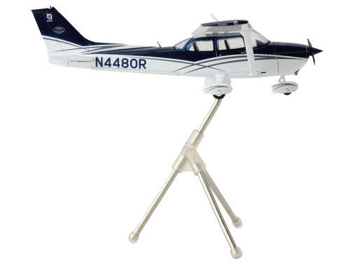 Cessna 172 Skyhawk Aircraft "N4480R" Blue and White "Gemini General Aviation" Series 1/72 Diecast M