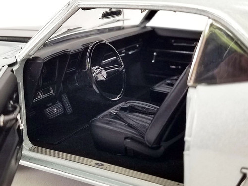 1969 Chevrolet COPO Camaro Cortez Silver Metallic with Black Hood Stripes Built by Dick Harrell Lim