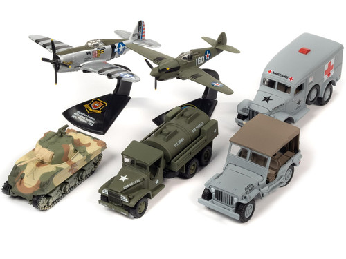 "WWII Warriors: Pacific Theater" Military 2022 Set A of 6 pieces Release 2 Limited Edition to 2000 