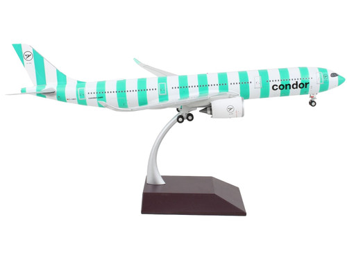 Airbus A330-900 Commercial Aircraft "Condor Airlines" White and Green Striped "Gemini 200" Series 1