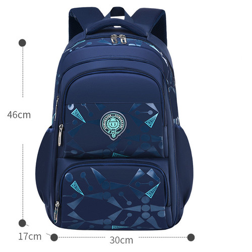 Color: Royal Blue, Size: L - Student Korean Leisure Side Refrigerator-style Student Schoolbag