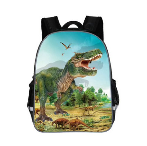 Color: Small6, Size: 35X25X13CM - Dinosaur Children's Schoolbags Shoulder 3D Kindergarten Taipan Ba